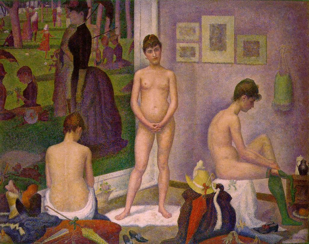 Georges Seurat The Models